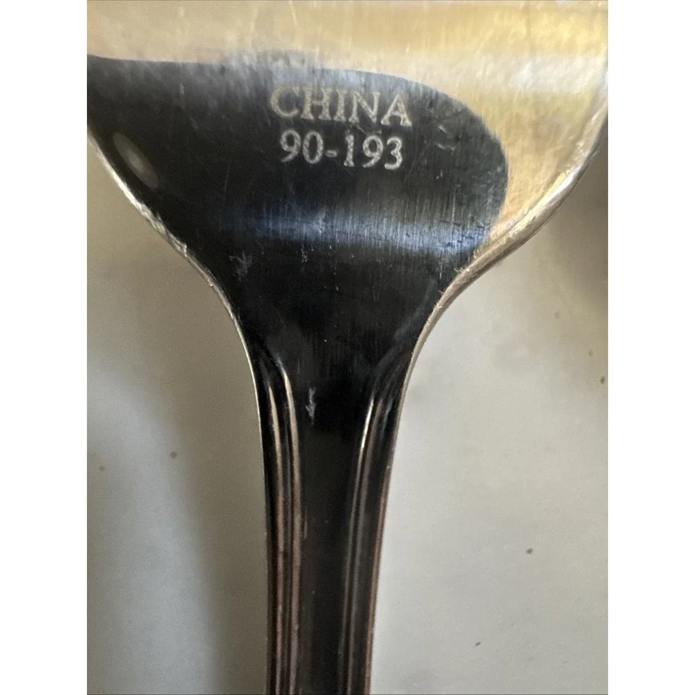 Oneida Hollis Pattern Stainless Steel Silver Dinner Forks 8